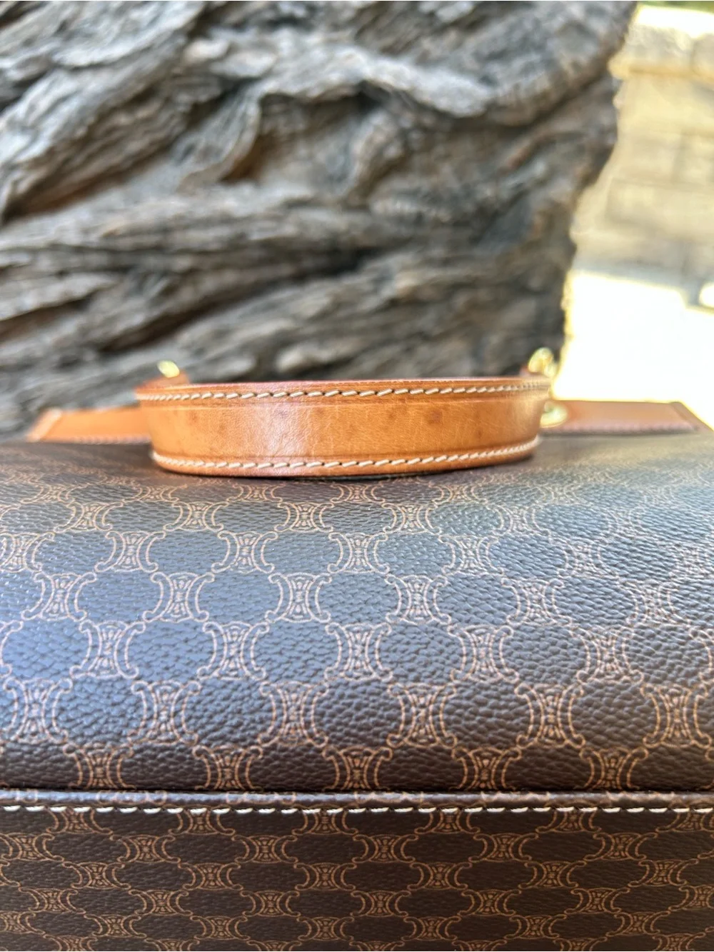 Celine Vintage Brown Tote